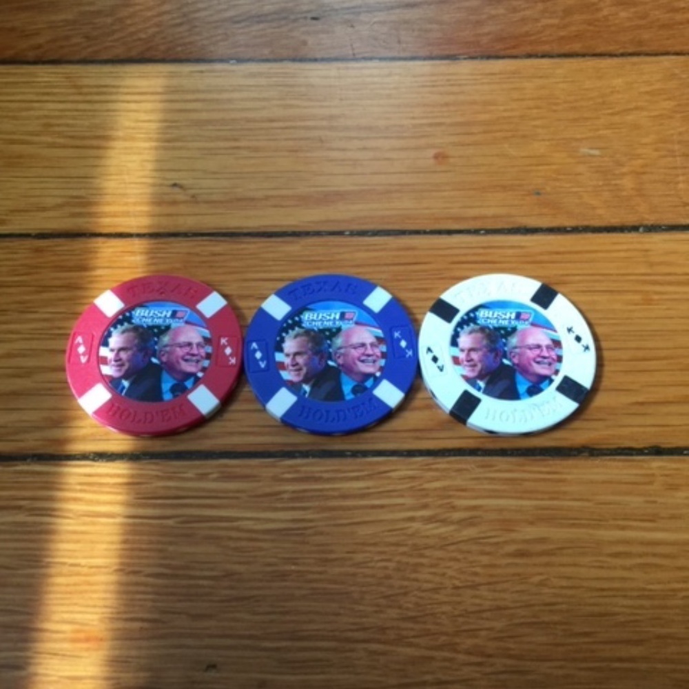 Vintage Poker Chip Set Texas Hold Em Poker Chips Collectors Item